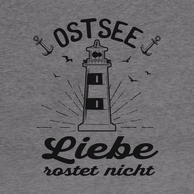 Ostsee Spruch Liebe Meer by Foxxy Merch